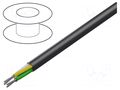 Wire: control cable; chainflex® CFSOFT1; 4x0.34mm2; PVC; black IGUS CFSOFT1.03.04