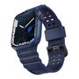 Strap Triple Protection for Apple Watch 38 / 40 / 41 mm band bracelet - navy blue, Hurtel 5907769354199 5907769354199