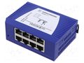 Switch Ethernet; unmanaged; Number of ports: 8; 9.6÷32VDC; RJ45 HIRSCHMANN 942132002