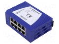 Switch Ethernet; unmanaged; Number of ports: 8; 9.6÷32VDC; RJ45 HIRSCHMANN 942335004