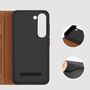 Dux Ducis Skin X2 case Samsung Galaxy S23+ flip case wallet stand brown, Dux Ducis 6934913031445 6934913031445