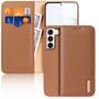 Dux Ducis Hivo case Samsung Galaxy S23+ flip cover wallet stand RFID blocking brown, Dux Ducis 6934913031766 6934913031766