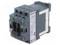 Contactor: 3-pole; NO x3; Auxiliary contacts: NO; 24VDC; 18A; 690V SCHNEIDER ELECTRIC LC1E1810BD