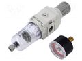 Compressed air filter/regulator; 850l/min; Working press: 10bar SMC AW20-F02HM-D