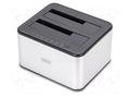 Docking station; PnP; USB 3.0; black,silver DIGITUS DA-71540-2