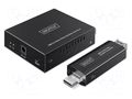USB extender; USB 3.2 Gen 1; black; 5Gbps; 300m; SFP DIGITUS DA-73122