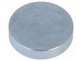 Magnet: permanent; samarium, cobalt; 220N; Ø: 32mm; H: 7mm; steel ELESA+GANTER GN50.1-SC-32-7
