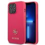Guess Saffiano 4G Small Metal Logo case for iPhone 13 Pro / 13 - pink, Guess 3666339047986 3666339047986