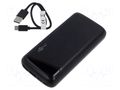 Re-battery: powerbank; 20000mAh GOOBAY GOOBAY-53939