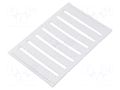 Markers; white; snap fastener; 5.2mm; 96pcs. PHOENIX CONTACT PH-0818108