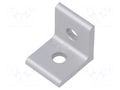 Angle bracket; for profiles; W: 18mm; H: 20mm; L: 20mm; aluminium FATH FA-093WD20