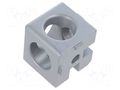 Mounting coupler; for profiles; hexagonal; W: 40mm; H: 40mm; L: 40mm FATH FA-093WW406N08