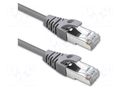 Patch cord; F/UTP; Cat: 5e; RJ45 plug,both sides; stranded; Cu QOLTEC QOLTEC-54526