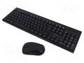 Keyboard; black; USB A; wireless,Bluetooth,US layout VENTION KTZB0-EN