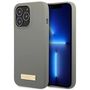 Guess GUHMP13XSPLG iPhone 13 Pro Max 6.7&quot; grey/grey hard case Silicone Logo Plate MagSafe, Guess 3666339056926 3666339056926