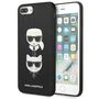 Karl Lagerfeld Saffiano Karl&amp;Choupette Head case for iPhone 7 Plus / iPhone 8 Plus - black, Karl Lagerfeld 3666339054991 3666339054991