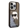 Karl Lagerfeld KLHCP14LLNKHCK iPhone 14 Pro 6.1&quot; black/black hardcase Glitter Karl Head, Karl Lagerfeld 3666339086824 3666339086824