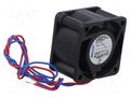 Fan: DC; axial; 24VDC; 40x40x20mm; 24m3/h; slide; 13000rpm EBM-PAPST 414JHHR