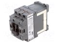 Contactor: 3-pole; NO x3; Auxiliary contacts: NO; 24VDC; 6A; W: 45mm SCHNEIDER ELECTRIC LC1E0610BD