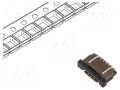 Connector: FFC/FPC; SFW; 1A; 100V; female; PIN: 4; horizontal; SMT AMPHENOL COMMUNICATIONS SOLUTIONS SFW4R-1STE1LF