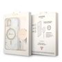 Set Guess GUBPP14SHMEACSH Case+ Charger iPhone 14 6.1&quot; white/white hard case Marble MagSafe, Guess 3666339103187