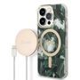 Set Guess GUBPP14XHJEACSA Case+ Charger iPhone 14 Pro Max 6.7" green/green hard case Jungle MagSafe, Guess 3666339103286 3666339103286