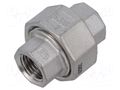 Splice terminal: double connector; max.10.5bar; Thread: G 1/4" GEBO 6330-014