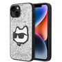 Karl Lagerfeld KLHCP14MG2CPS iPhone 14 Plus 6.7&quot; silver/silver hardcase Glitter Choupette Patch, Karl Lagerfeld 3666339099442 3666339099442
