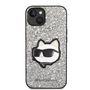 Karl Lagerfeld KLHCP14MG2CPS iPhone 14 Plus 6.7&quot; silver/silver hardcase Glitter Choupette Patch, Karl Lagerfeld 3666339099442 3666339099442