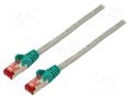 Patch cord; S/FTP; Cat: 6; RJ45 plug,both sides; stranded; Cu; 5m GOOBAY S/FTP6-CU-CR-050