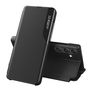 Eco Leather View Case for Samsung Galaxy A54 5G with flip stand, black, Hurtel 5907769378096 5907769378096