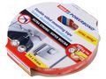Tape: fixing; W: 19mm; L: 5m; Thk: 1.1mm; double-sided; white TESA TESA-55792-19-5