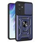 Hybrid Armor Camshield case for Samsung Galaxy A54 5G armored case with camera cover blue, Hurtel 5907769352591