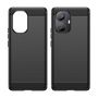 Carbon Case case for Realme 10 Pro+ flexible silicone carbon cover black, Hurtel 9145576271858 9145576271858