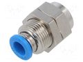 Push-in fitting; threaded,straight; -0.95÷6bar; Thread: G 1/8" FESTO QSSF-1/8-6-B