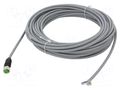 Cable: for sensors/automation; M12; PIN: 4; straight; 15m; plug MURRELEKTRONIK 7000-13201-3311500
