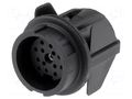 Connector: DIN; socket; female; C091B; PIN: 12; soldering; 150V; 3A AMPHENOL C091-3627-500