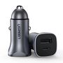 Ugreen CD130 USB-A / USB-C 30W Car Charger - Gray, Ugreen 6957303848584 6957303848584