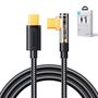 Joyroom Gaming Cable S-CC100A6 USB-C (angled) / USB-C (straight) 100W 1.2m - black, Joyroom 6956116725860 6956116725860