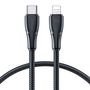 Joyroom Surpass Series A11 Lightning / USB-C 20W 1.2 m cable - black, Joyroom 6956116711221 6956116711221