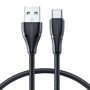 Joyroom Surpass Series A11 USB-A / USB-C 3A Cable 1.2 m - Black, Joyroom 6956116701895 6956116701895
