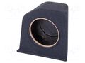 Car loudspeaker enclosure; MDF; black melange; 250mm; BMW; 15l BASSER OBGL.BMW.32