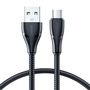 Joyroom Surpass Series A11 USB-A / micro USB 2.4A cable 0.25 m - black, Joyroom 6956116763961 6956116763961