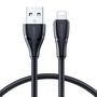 Joyroom Surpass Series A11 USB-A / Lightning 2.4A Cable 0.25 m - Black, Joyroom 6956116703004