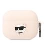 Karl Lagerfeld KLAPRUNCHP AirPods Pro cover pink/pink Silicone Choupette Head 3D, Karl Lagerfeld 3666339087968 3666339087968
