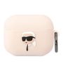 Karl Lagerfeld KLAPRUNIKP AirPods Pro cover pink/pink Silicone Karl Head 3D, Karl Lagerfeld 3666339087876 3666339087876