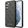 Guess GUHCS23SG4GFGR S23 S911 grey/grey hardcase 4G Metal Gold Logo, Guess 3666339116958