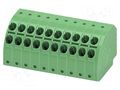 PCB connector, nominal cross section: 1.5 mm?, color: green, PHOENIX CONTACT PTDA1.5/10-PH-3.5