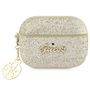 Guess GUAP2GLGSHD AirPods Pro 2 cover gold/gold Glitter Flake 4G Charm, Guess 3666339110963 3666339110963
