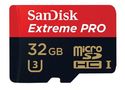 Memory card SanDisk Extreme Pro microSDHC 32GB 100/90 MB/s A1 C10 V30 (SDSQXCG-032G-GN6MA), SanDisk SDSQXCG-032G-GN6MA